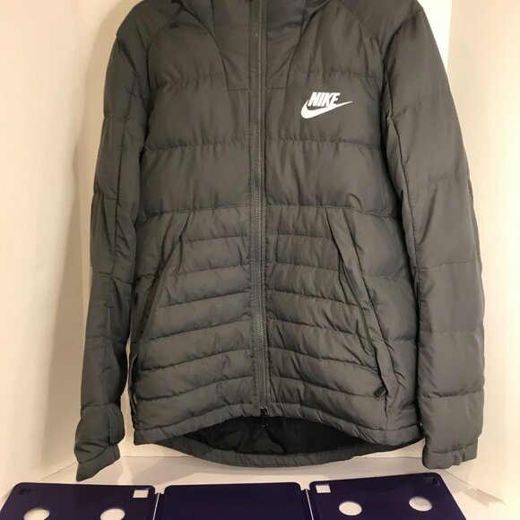 NIKE MENS DOWN HOODED JACKET SIZE M - Picture 7 of 7
